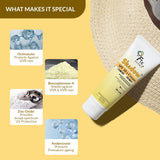 Fixderma Shadow Sunscreen SPF 30+ PA+++ Cream For Dry Skin | Broad Spectrum For UVA & UVB Protection | Non-Greasy | Water Resistant | No White Cast | Sunscreen For Dry Skin | For Men & Women | 75g