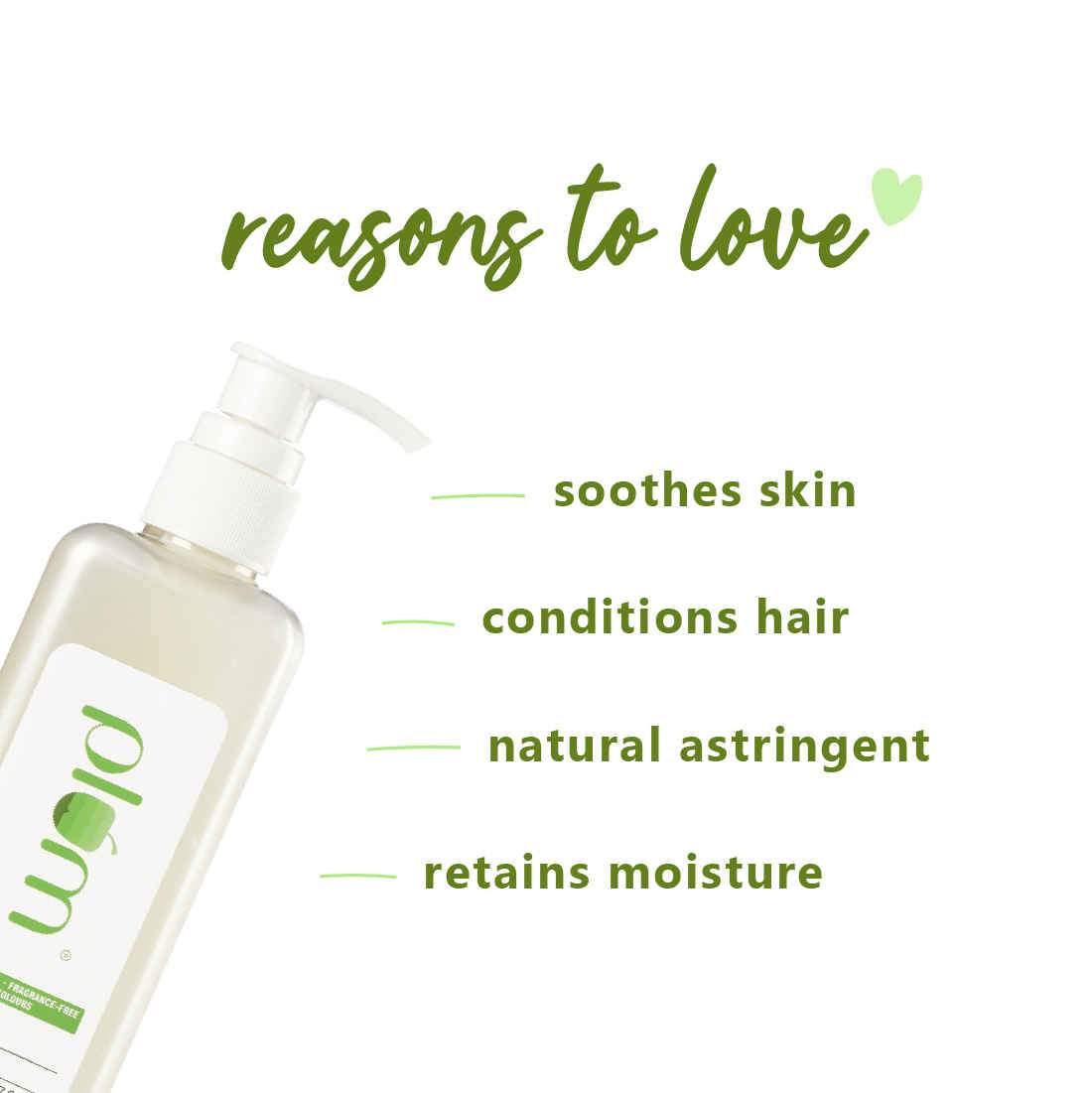 Natural Aloe Vera Gel for Skin & Hair