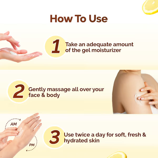 Vitamin C Daily Glow Light Gel Moisturizer with Vitamin C & Turmeric for Skin Brightening