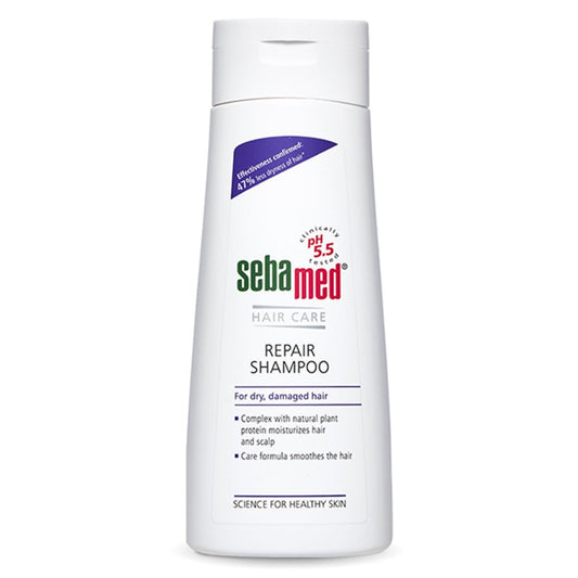 Sebamed Hair Repair Shampoo - Moisturizes Dry & Damaged Hair With Plant Protein Reduces Dryness By 47%