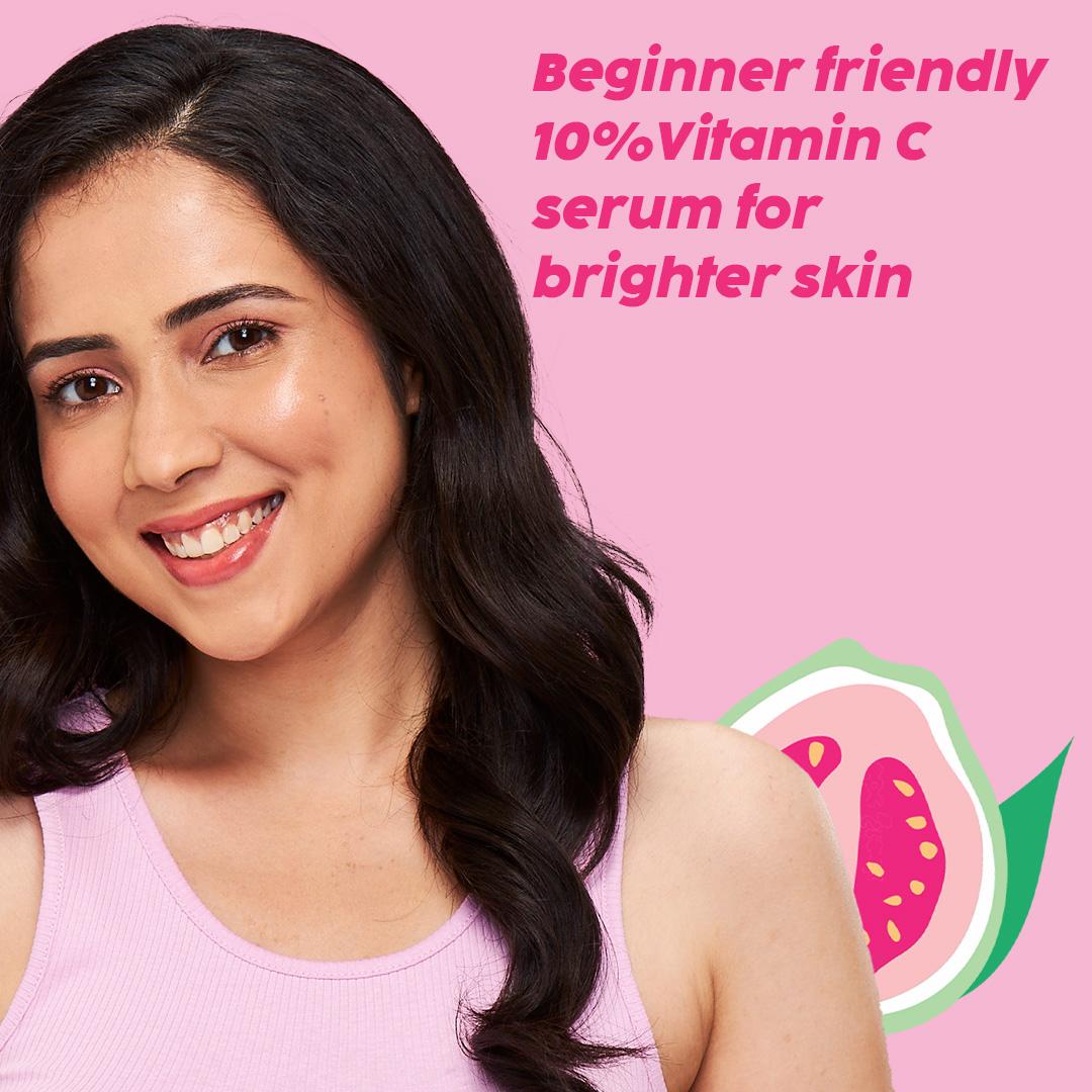 Guava 10% Vitamin C Face Serum for Bright, Glowing Skin