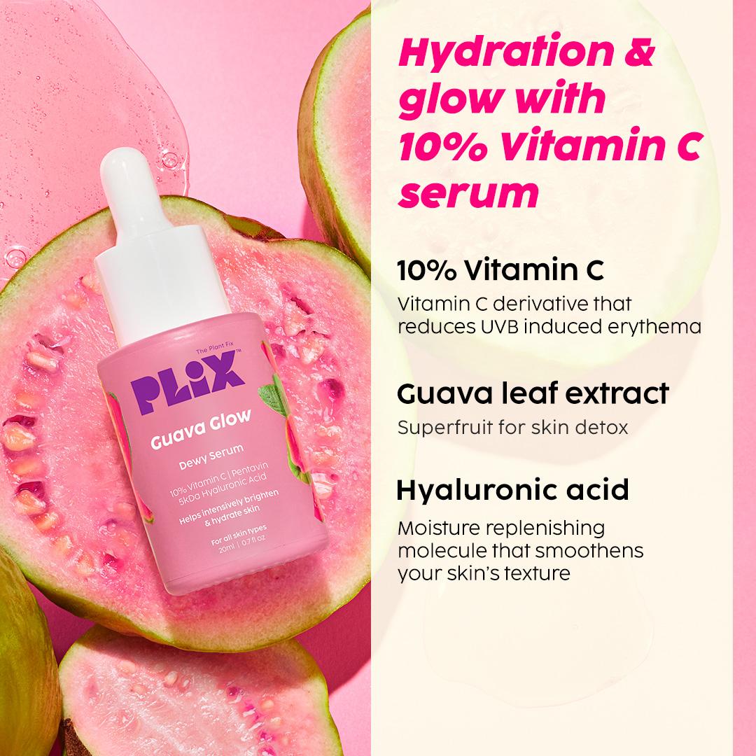 Guava 10% Vitamin C Face Serum for Bright, Glowing Skin