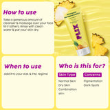 Pineapple De-pigmentation Facewash with Niacinamide