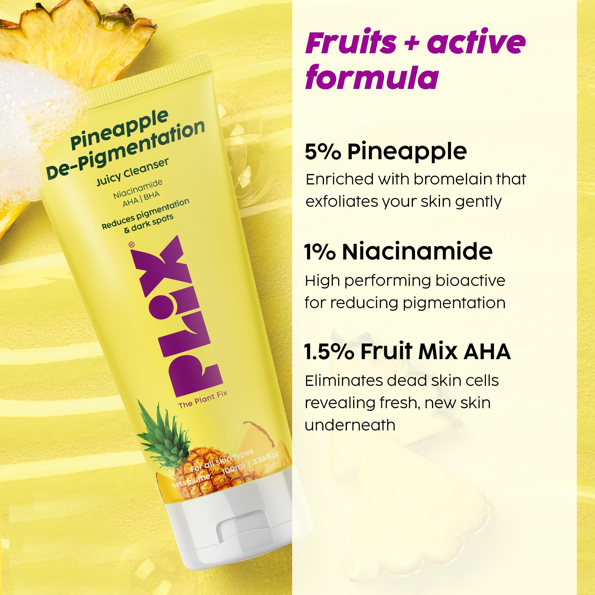 Pineapple De-pigmentation Facewash with Niacinamide