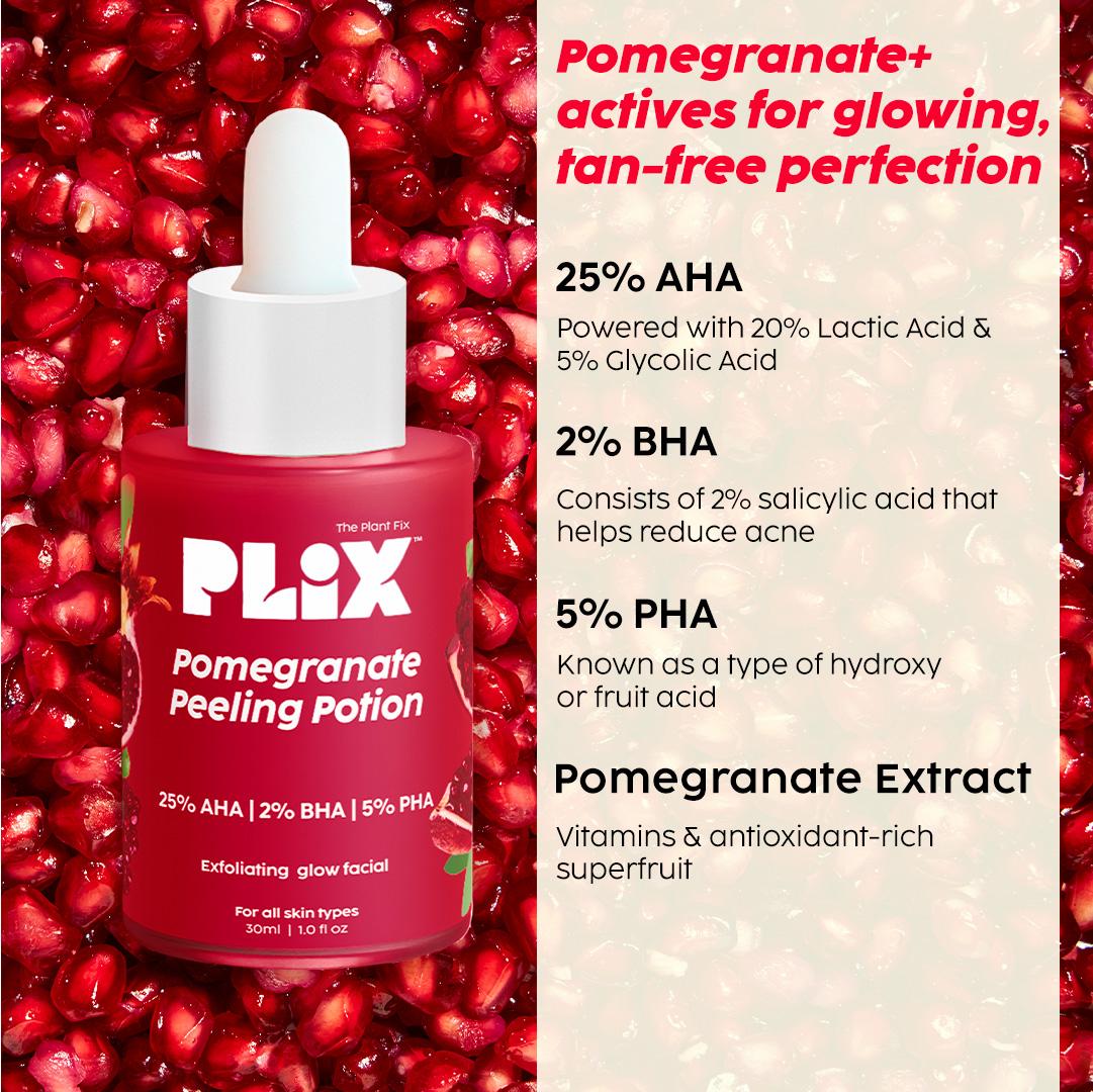 Pomegranate Peeling Potion for Exfoliation