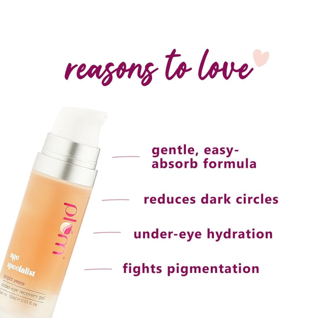 Under-Eye Gel for Dark Circles and Hydration