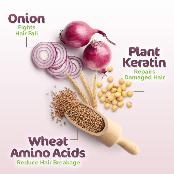Onion Shampoo for Hair Growth & Fall Control