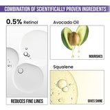 Insight Cosmetics 0.5% Retinol Anti-Ageing Face Serum, 30ml