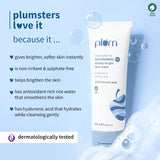 Plum 2% Niacinamide Simply Bright Face Wash With Rice Water 100 ml | Brightens Skin, Helps Fade Blemishes | Softens & Smoothens Skin | Gentle & Non-Drying | Women & Men | 100% Vegan