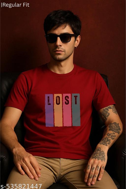 Men's Cotton Graphic Printed T-Shirt