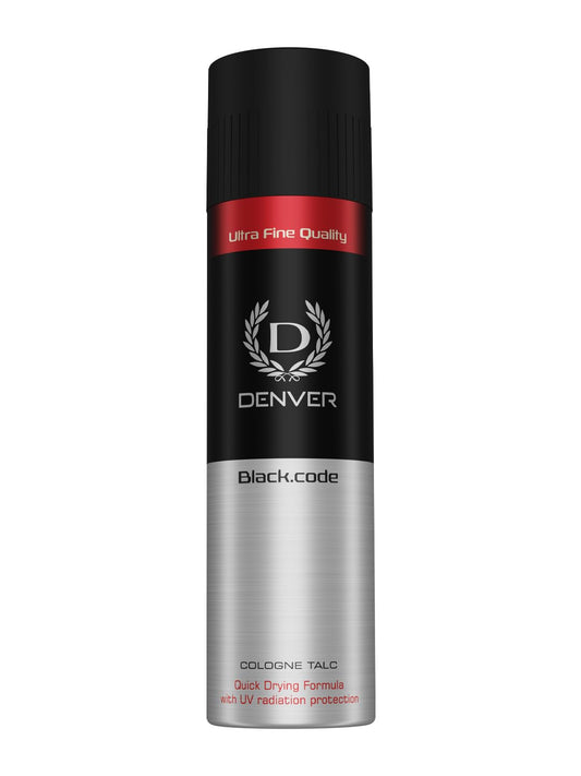 Black Code Cologne Talc - Men's Talcum Powder