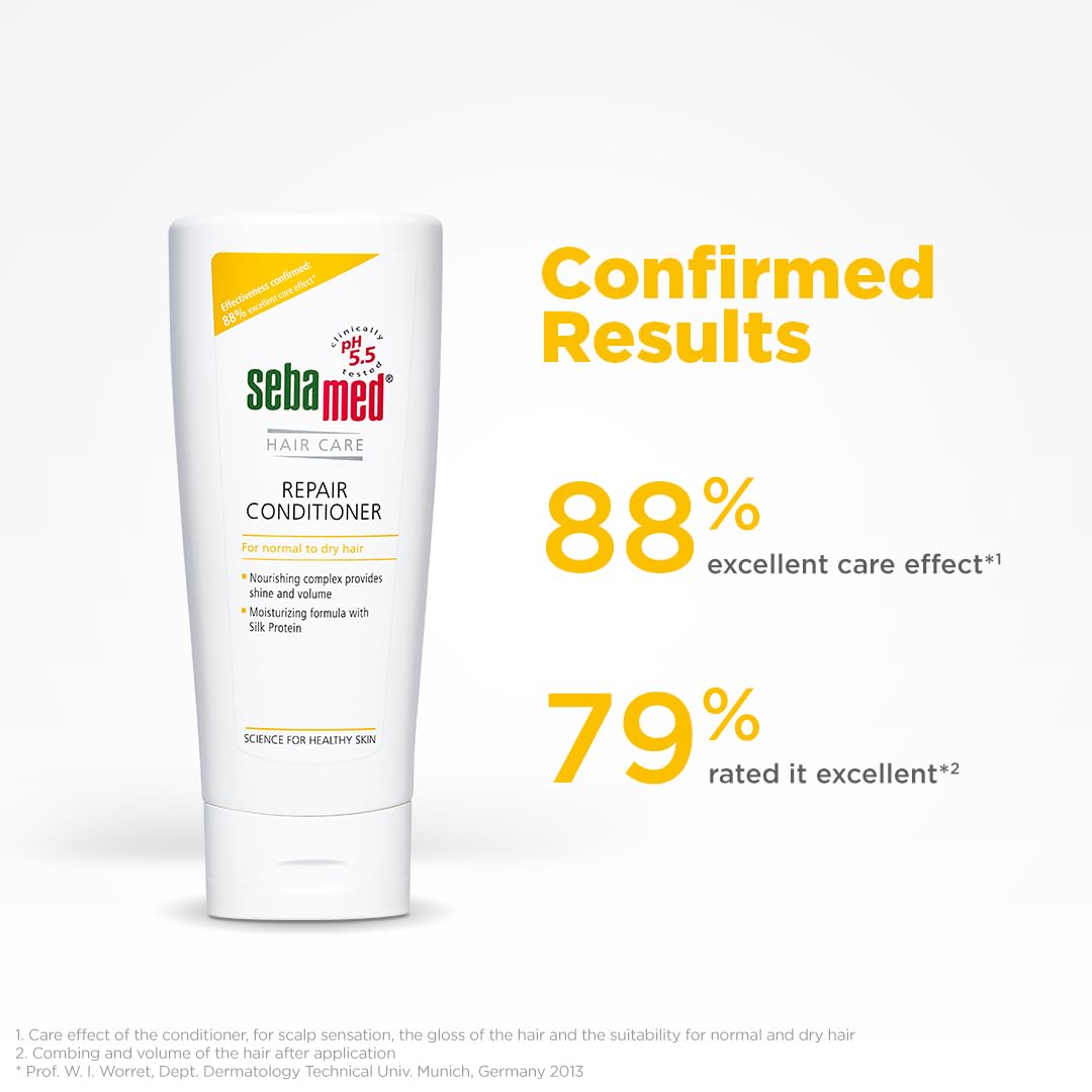 Sebamed Hair Repair Conditioner - Repairs Dry Damaged Hair & Scalp