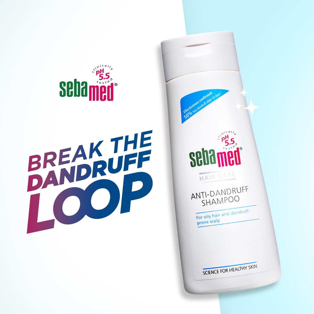 Sebamed Anti-dandruff Shampoo - Reduces Dandruff By 50% In 2 Weeks Ph 5.5 With Piroctone Olamine