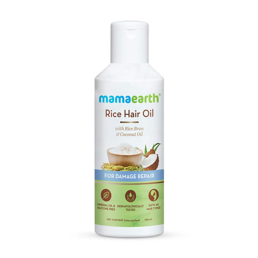 Rice Hair Oil Split Ends Prevention