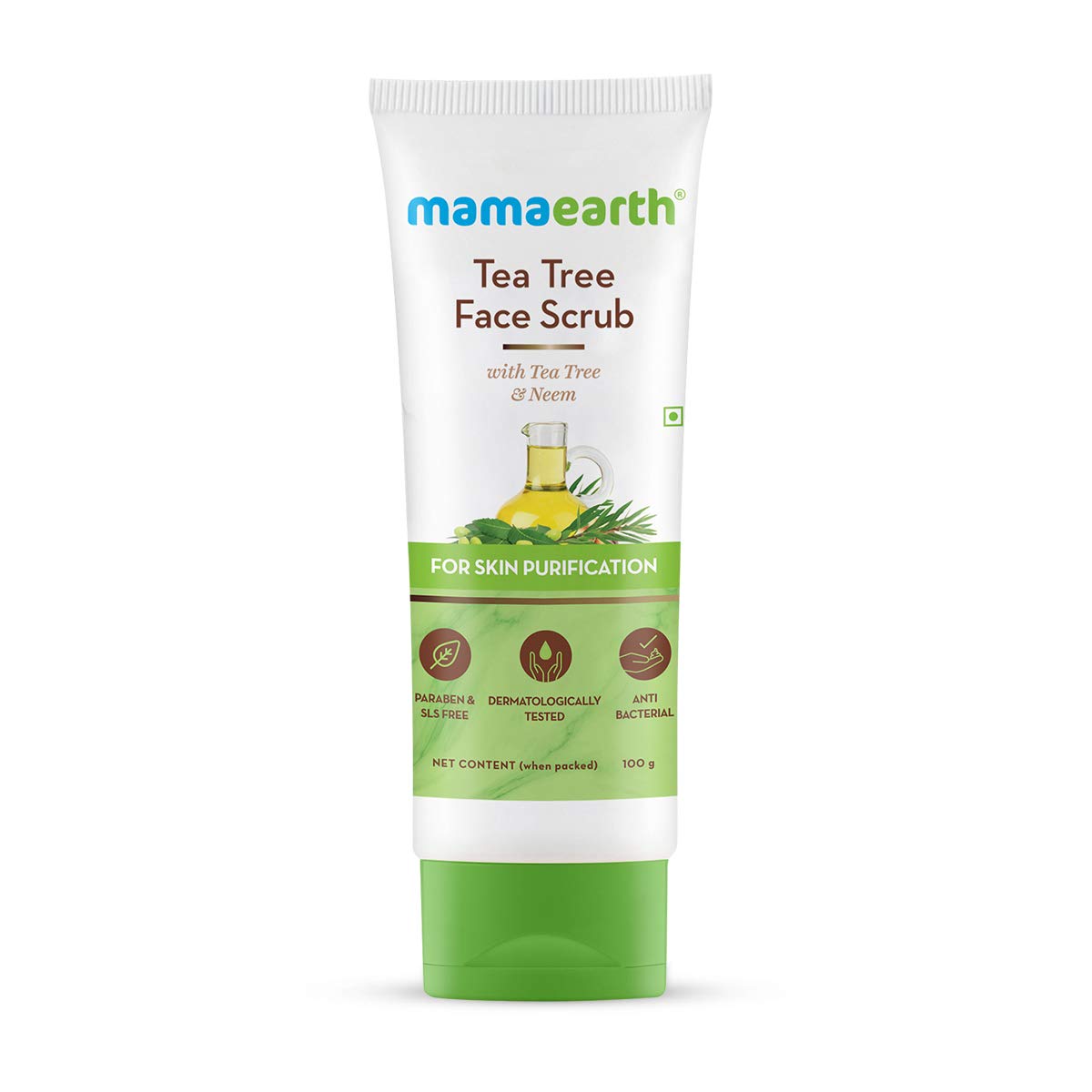 Tea Tree Face Scrub For Skin Purification