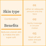 O3+ Vitamin C glowing face wash- 60 g