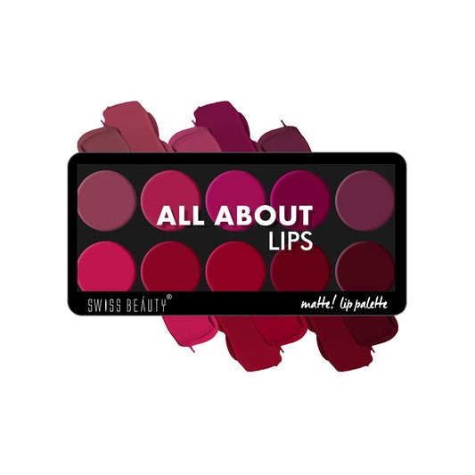 All About Lip Palette with Creamy Matte Finish