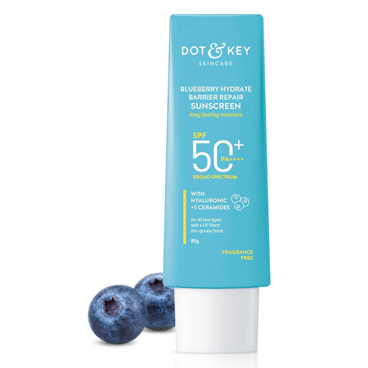 Blueberry Hydrate Barrier Repair Sunscreen SPF 50+ Non-greasy