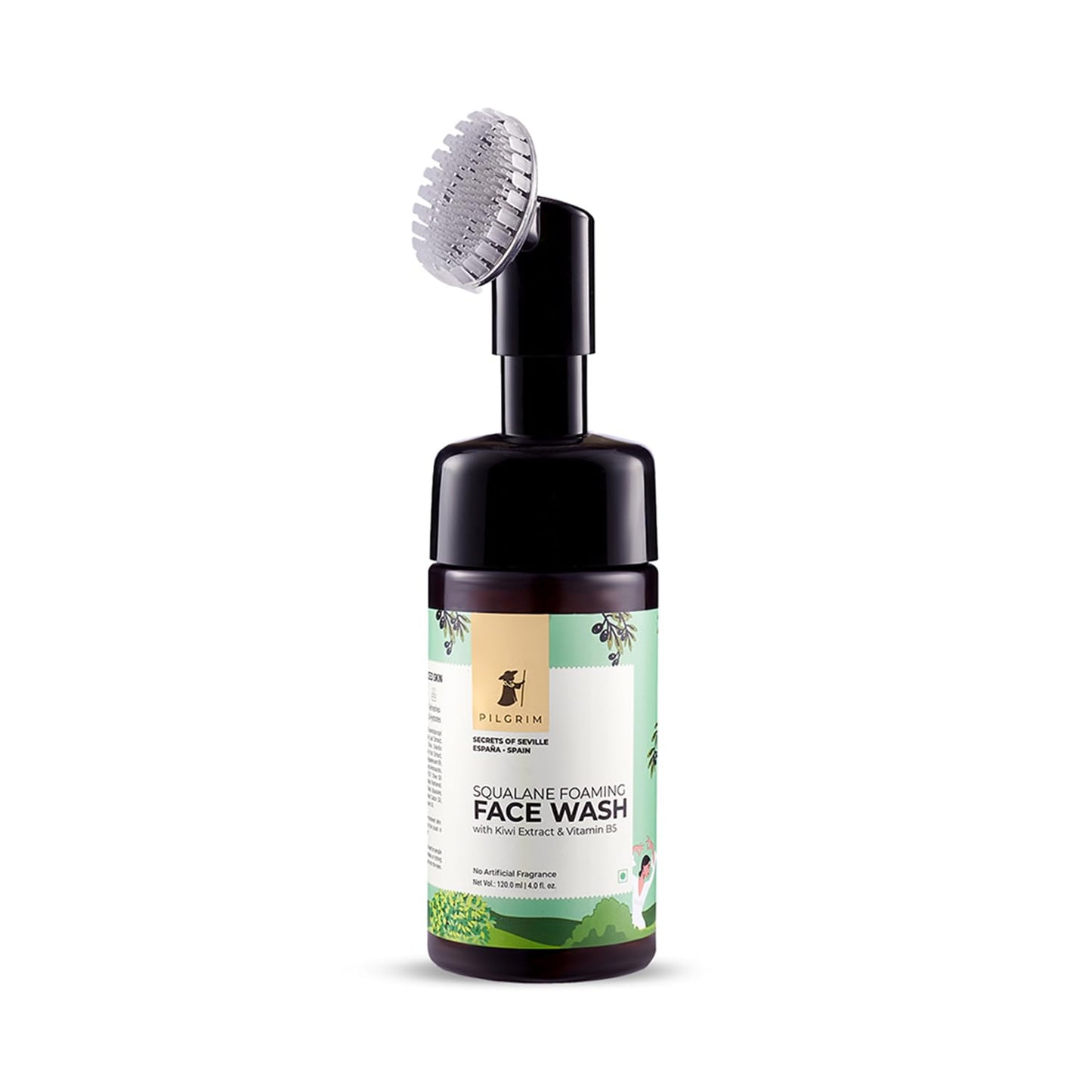 Squalane Foaming Face Wash With Brush