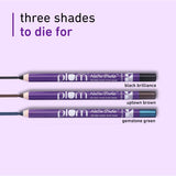 Plum Naturstudio All-Day-Wear Kajal | Water & Smudge-Proof | 24-Hour Long Stay | Intense Matte Black | Gel Finish | 2-In-1 Kajal & Eyeliner | Suitable for Sensitive Eyes & Contact Lenses | Includes Sharpener | 1.2g