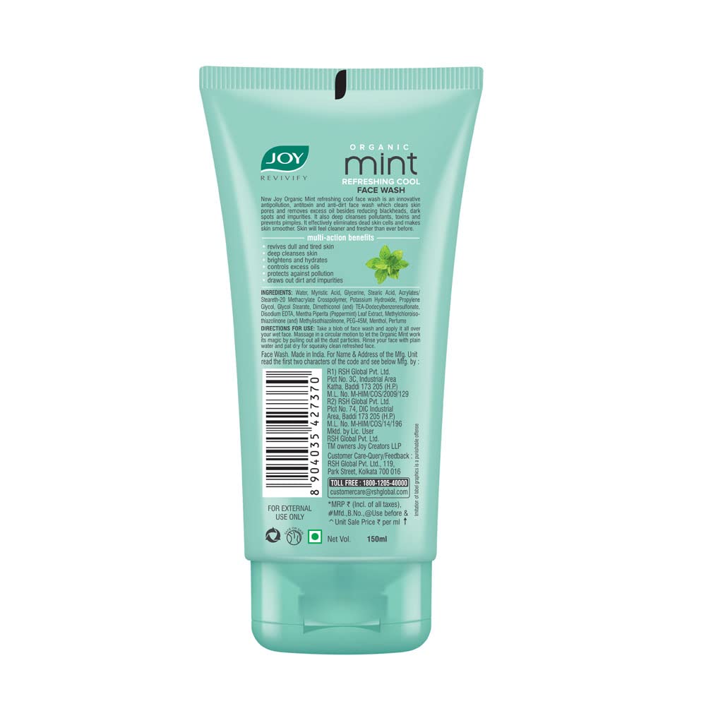 Joy Cooling Mint Face Wash