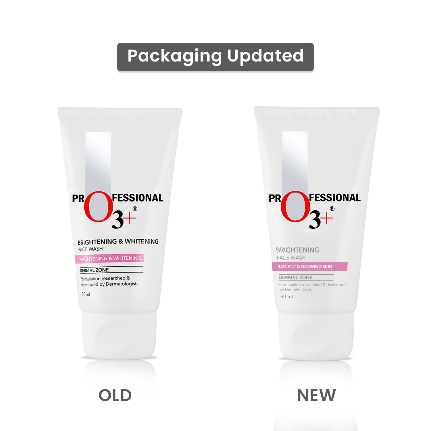 O3+ Brightening & Whitening Face Wash with Cucumber and Aloe Vera Extracts For Sensitive & All Skin Type