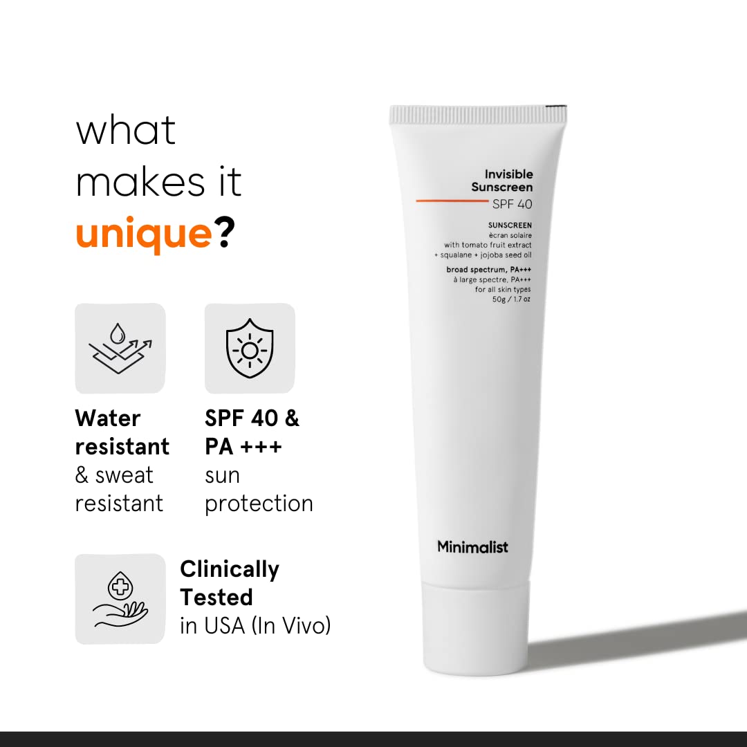 Invisible Sunscreen Gel With Matte Finish SPF 40