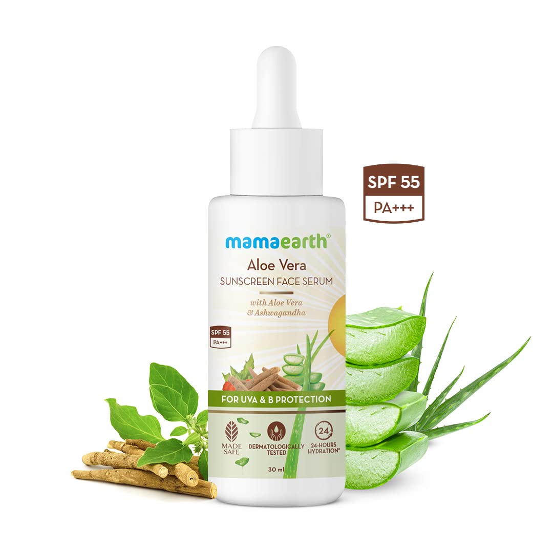 Aloe Vera Sunscreen Face Serum SPF 55