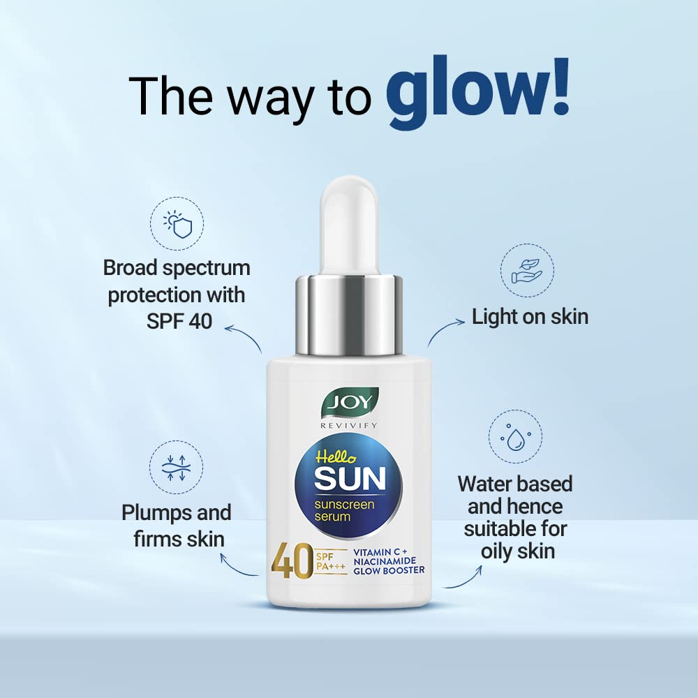 Glow Boosting Sunscreen Serum With Vitamin C & SPF 40