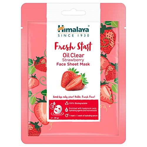 Oil Clear Strawberry Face Sheet Mask