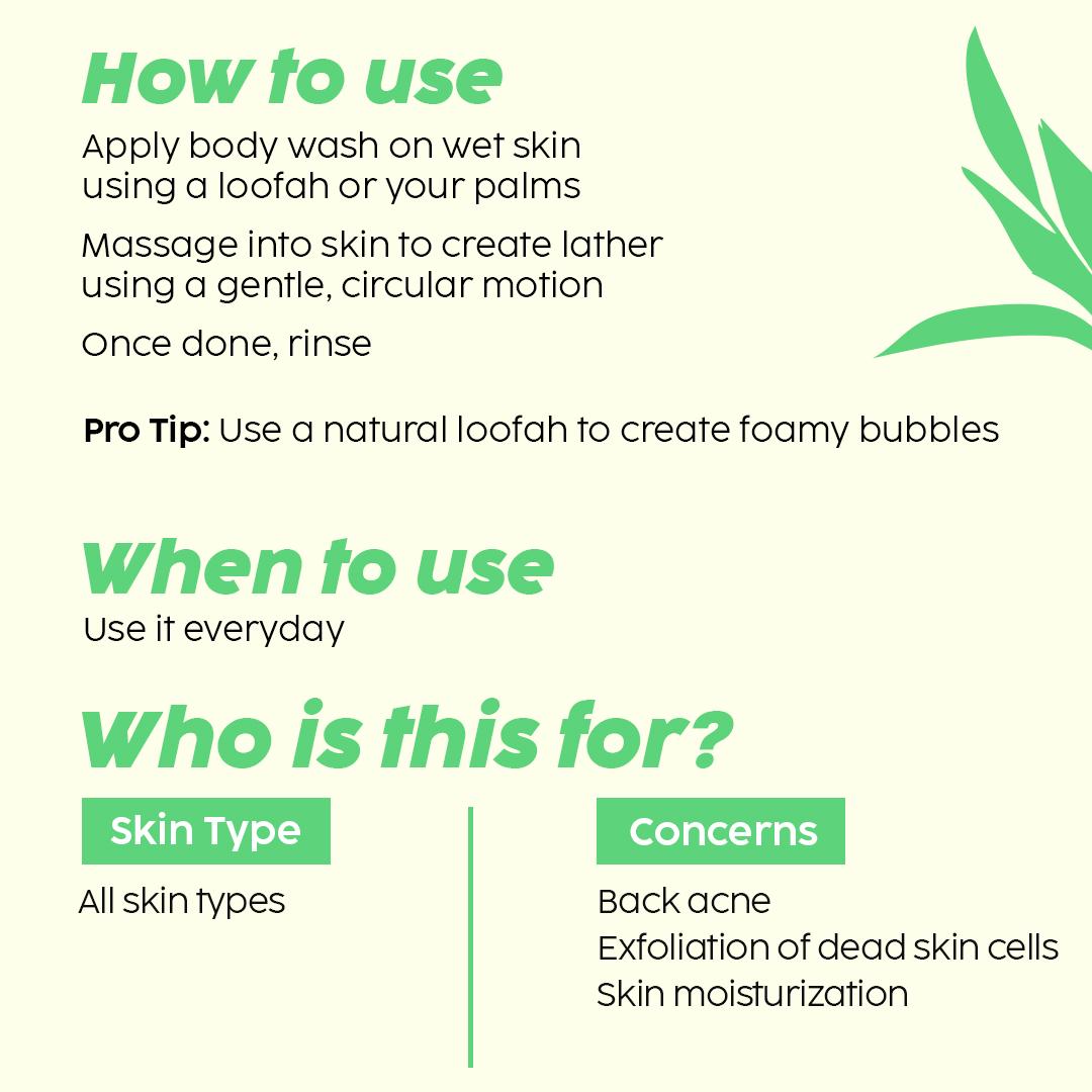 Salicylic Acid Body Wash for Clearer Skin