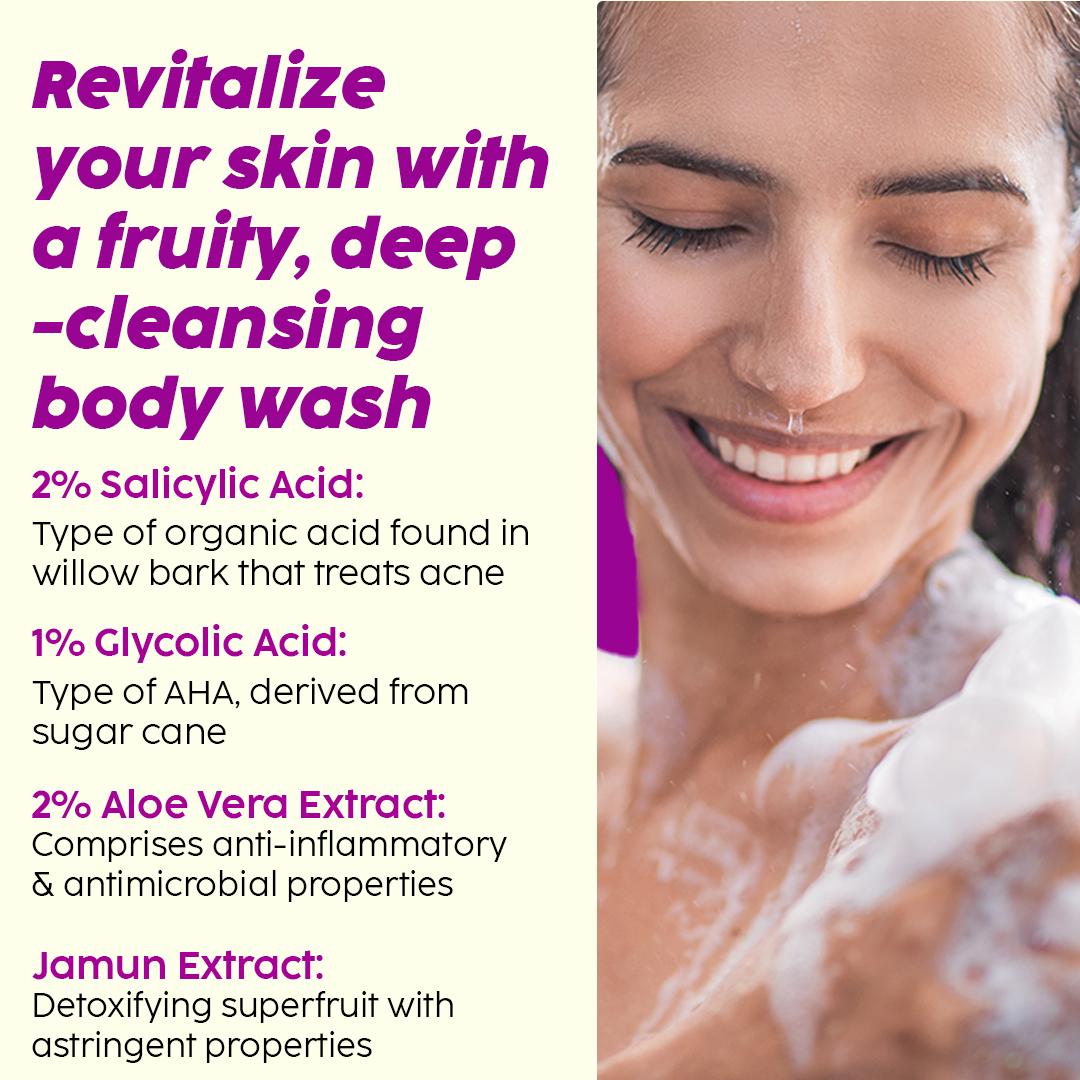 Salicylic Acid Body Wash for Clearer Skin