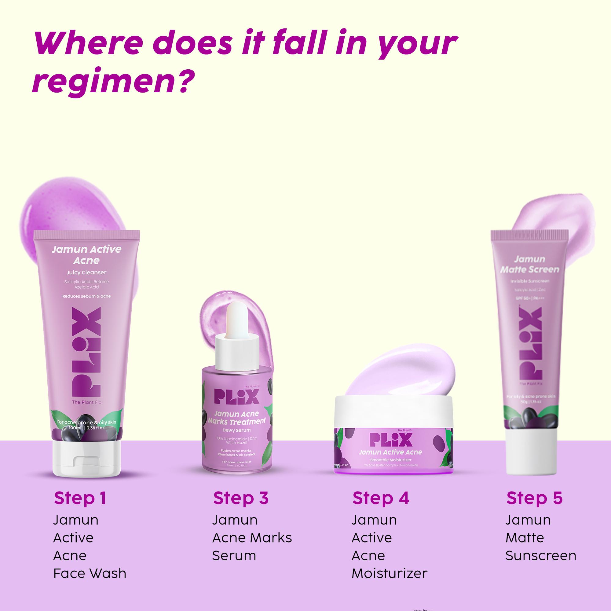 Acne Marks Regime for Blemishes & Acne