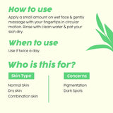 De-pigmentation Facewash with Niacinamide