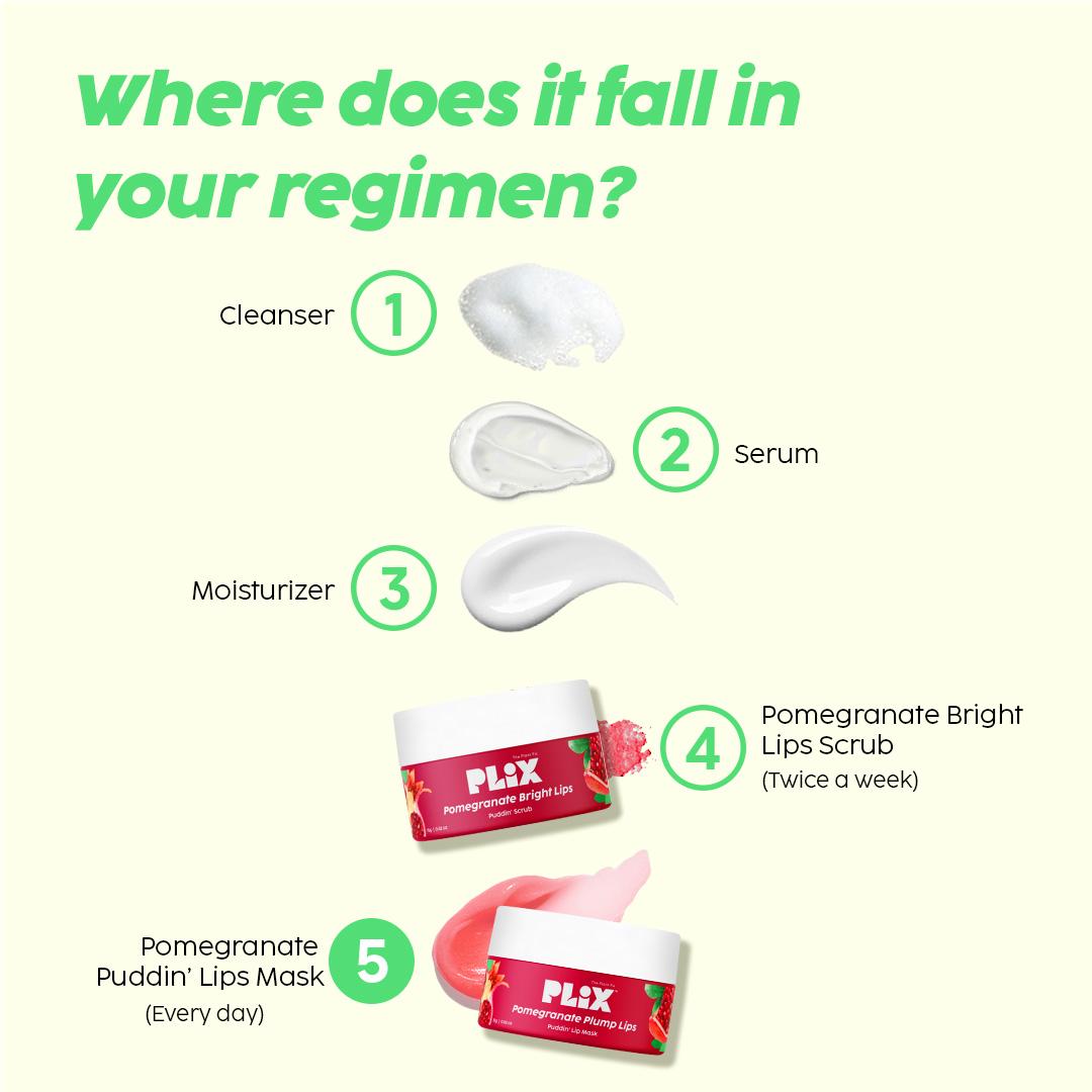 Pomegranate Lip Mask for Repair & Moisturization