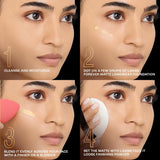 Lakme Forever Matte Longwear Foundation with SPF 15 and Active Niacinamide | Brightens Skin | Long Lasting Matte Finish - 25 ml