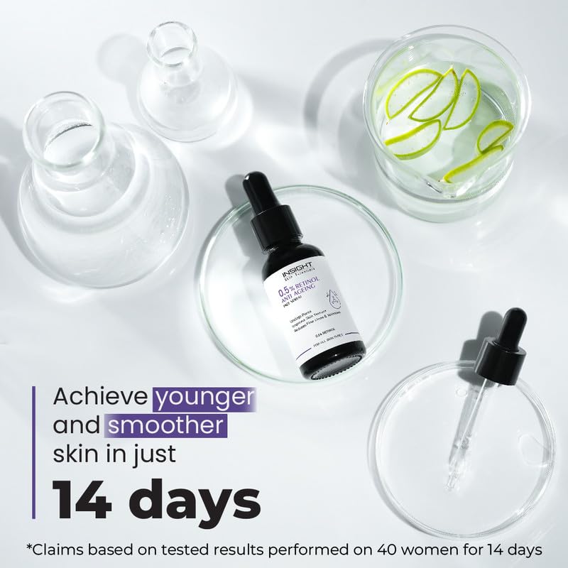 Insight Cosmetics 0.5% Retinol Anti-Ageing Face Serum, 30ml