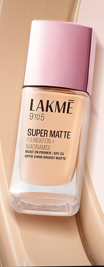 Super Matte Foundation – Smooth Matte Finish, With Niacinamide, Stays All Day, Feels Light