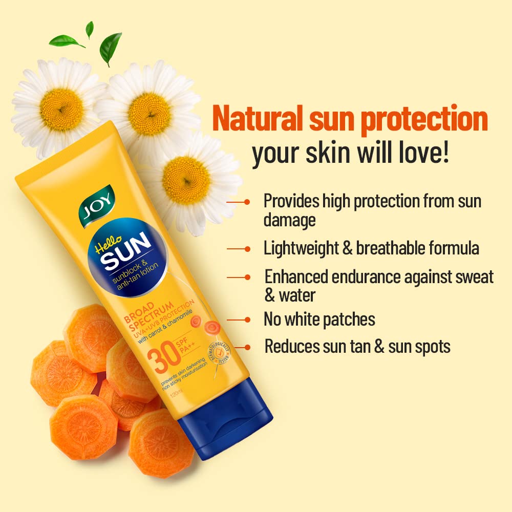 Hello Sun Sunblock SPF 30 PA++ Anti Tan Lotion