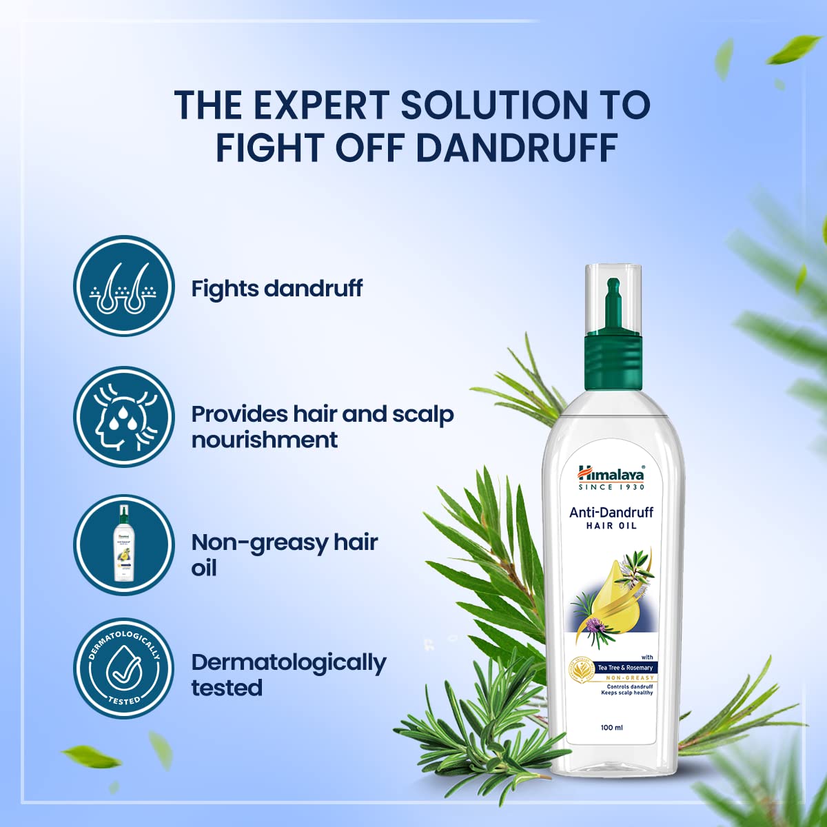 Anti-dandruff Hair Oil With Herbal Extracts