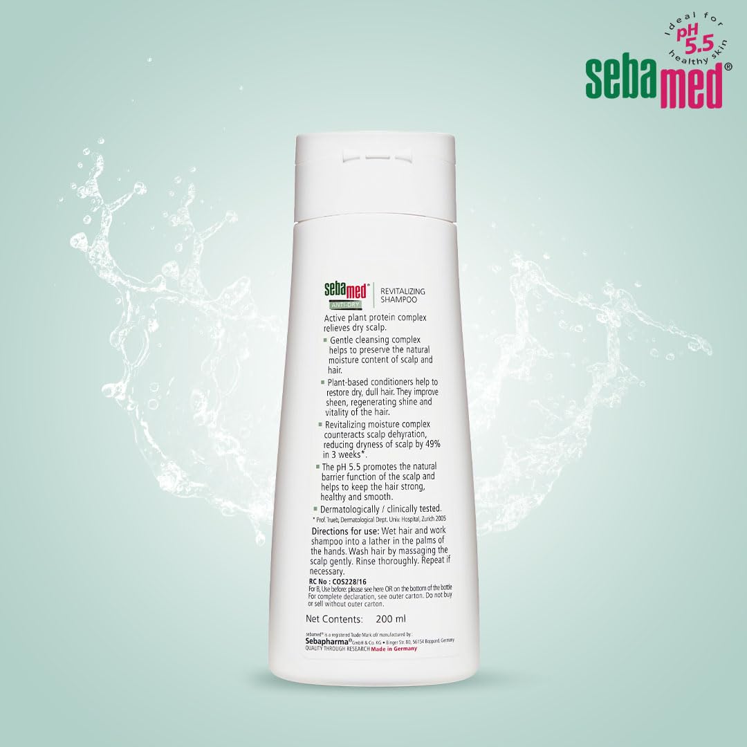 Sebamed Anti-dry Revitalizing Shampoo - Reduces Dryness By 49% In 3 Weeks Ph 5.5