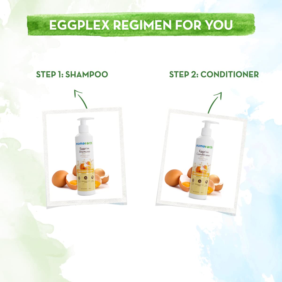 Eggplex Shampoo For Strength And Shine