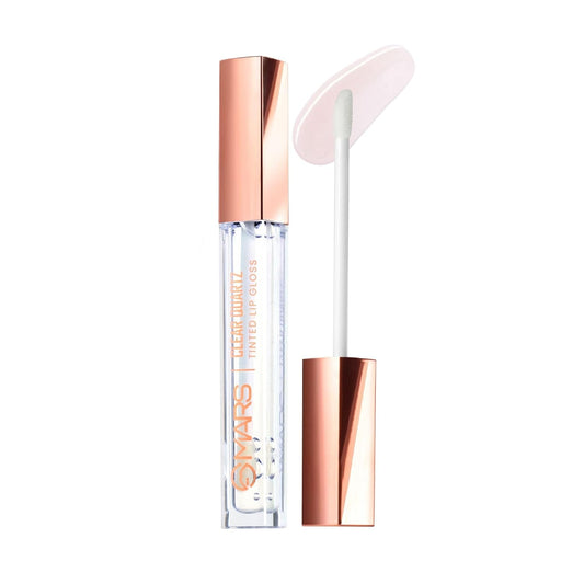 Clear Quartz Tinted Lip Gloss Hydrating & High Shine