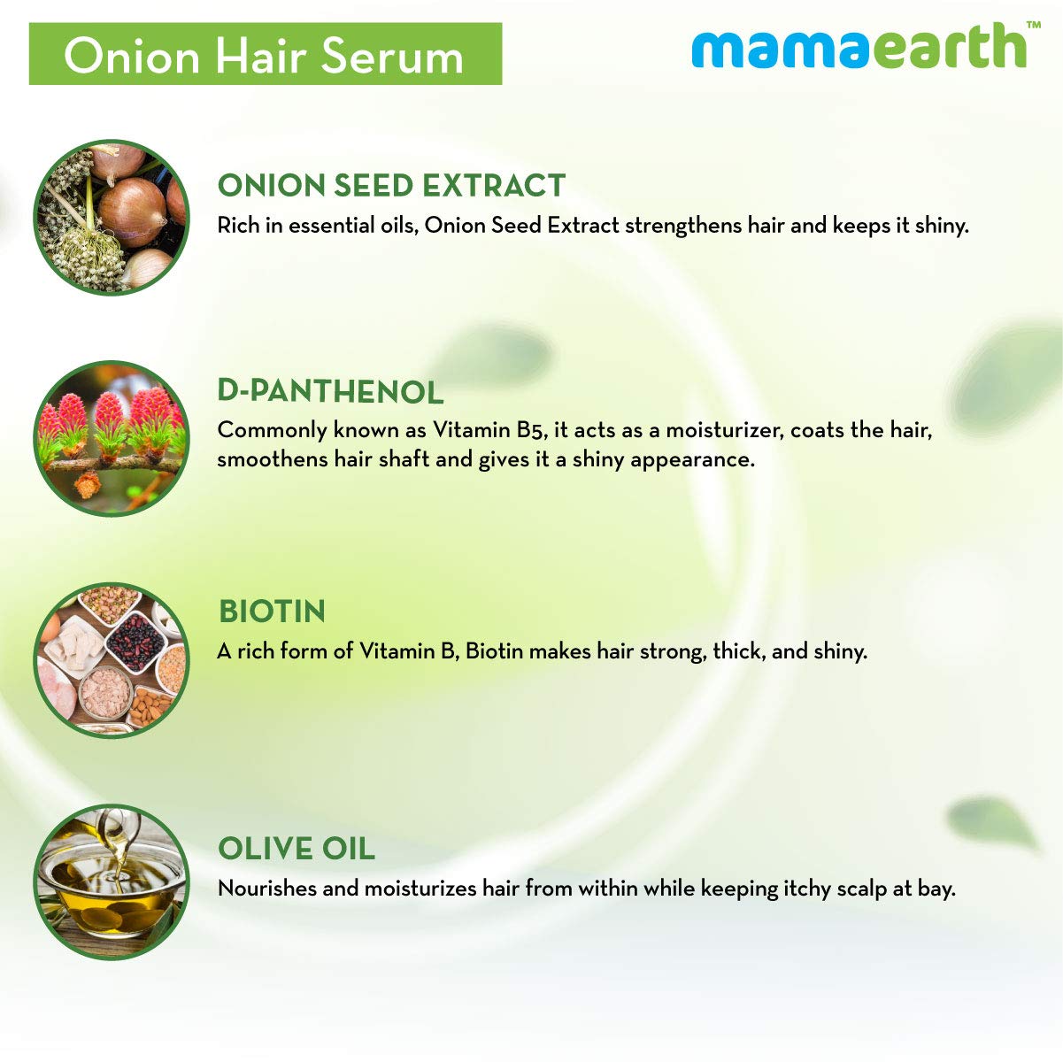 Onion Hair Serum For Silky & Smooth Hair