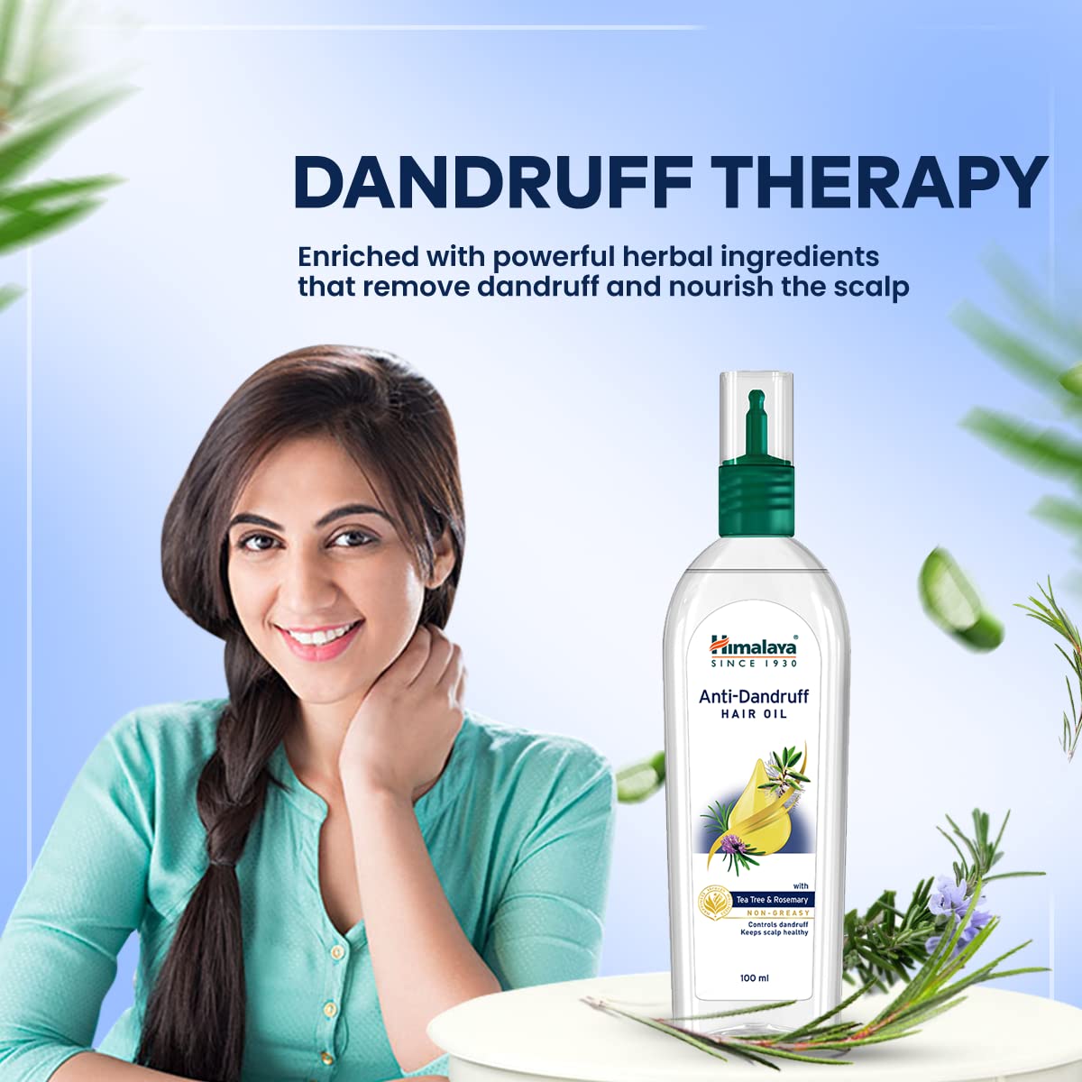 Anti-dandruff Hair Oil With Herbal Extracts