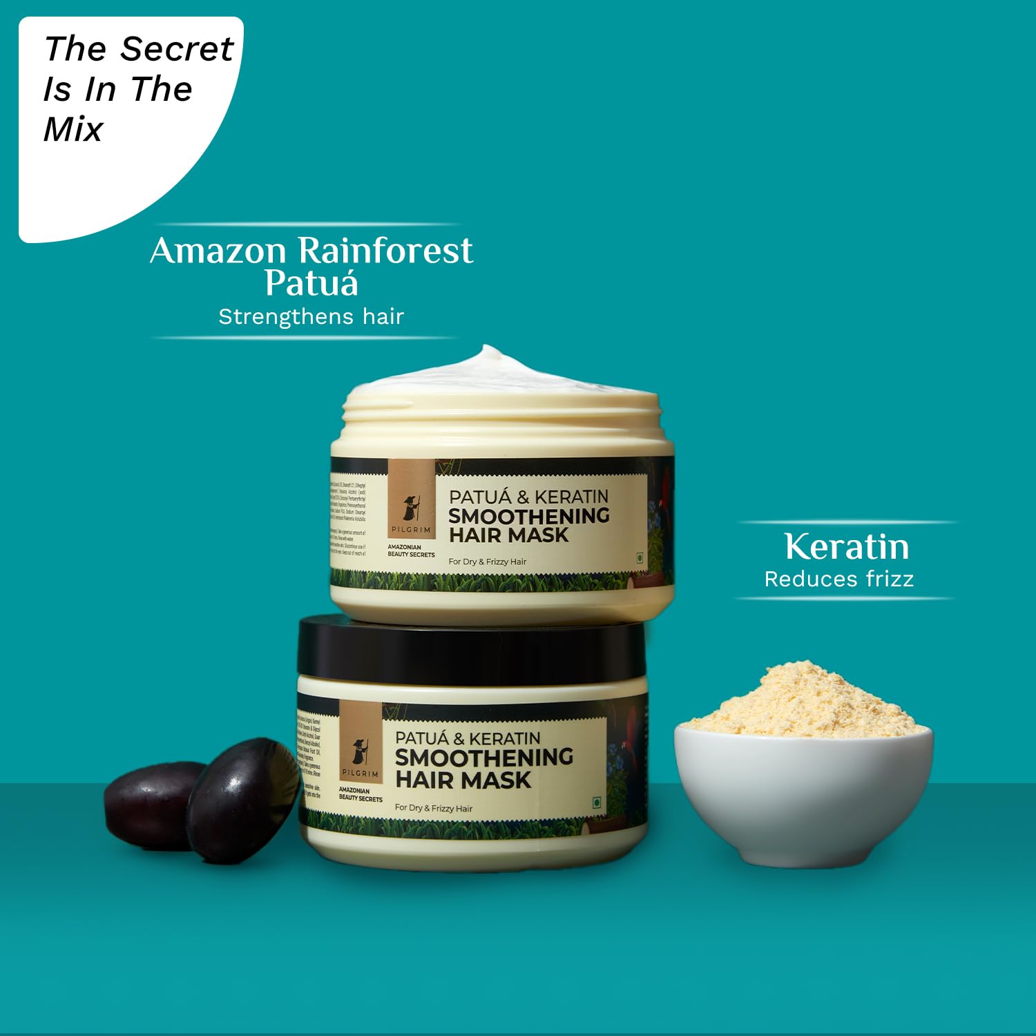 Strengthening Hair Mask With Keratin & Patuá Oil
