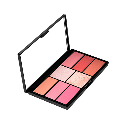 Blusher & Highlighter Palette with High Pigmentation