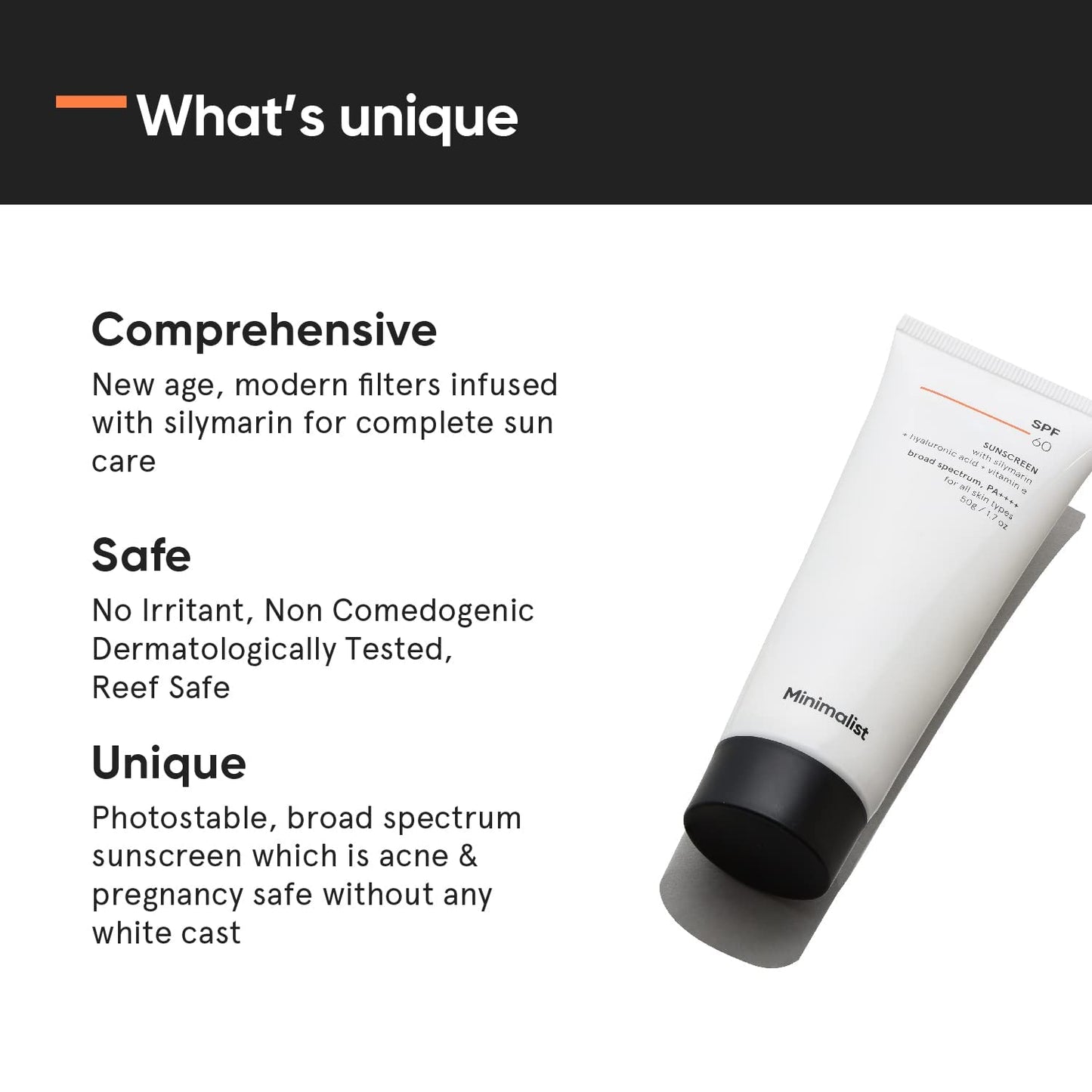 Minimalist Sunscreen SPF 60 PA++++ No White Cast