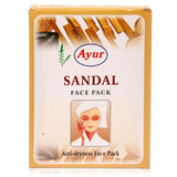 Sandal Powder Face Pack Soothes and Whitens Skin