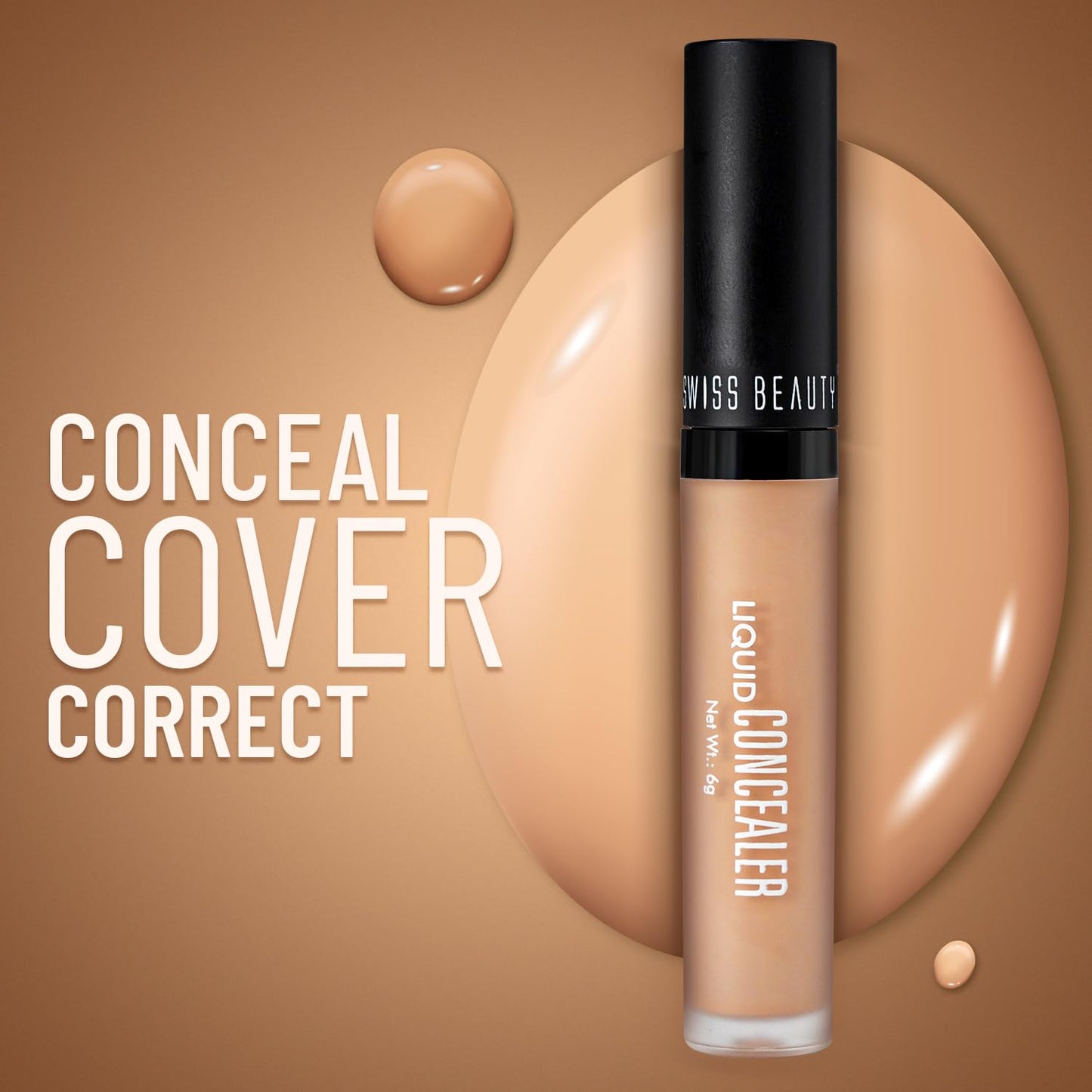 Liquid Light Weight Matte Concealer Full Coverage